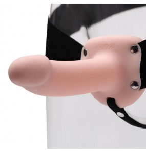 OMYSKY - Male Hollow Soft Strap-On Dildo (L:13.9cm - D:3.8cm)